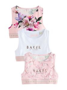 Baker by Ted Baker Бралетт бра в цвете розовый, белый