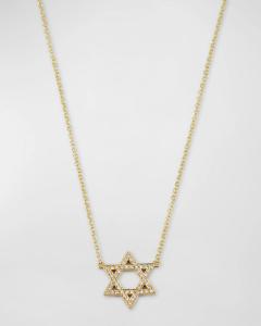 Колье с бриллиантовой звездой Давида Jennifer Meyer