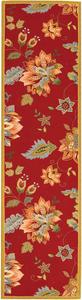 Ковер-дорожка SAFAVIEH, 77 x 305 см, Chelsea Collection, Red, ручной работы в стиле French Country из шерсти, идеально для помещений с высокой проходимостью в гостиной, спальне (HK306C)