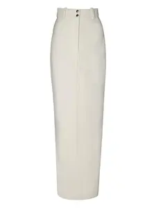 Юбка-карандаш макси на пуговицах Vestiaire D'Un Oiseau Libre, белый