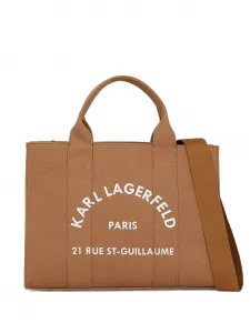 Сумка-шоппер Rue St-Guillaume среднего размера KARL LAGERFELD, коричневый