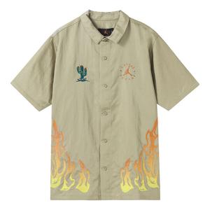 Рубашка с застежкой на 6 пуговиц Air Jordan, хаки