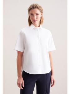 Обычная черная блузка-рубашка Seidensticker