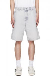 Carhartt Work In Progress Серые шорты с одной лямкой на колене