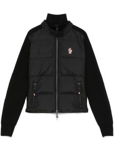 Пуховик на молнии Moncler Grenoble, черный