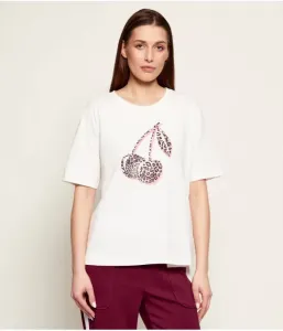 Футболка regular fit Marc Cain, белый