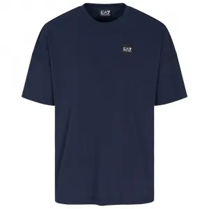 Футболка с коротким рукавом EA7 EMPORIO ARMANI Train Logo Series Spiral Logo, синий