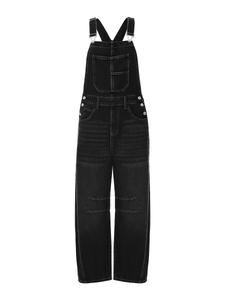 Джинсовый комбинезон свободного кроя Imily Bela, Black Denim
