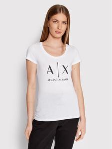 Футболка slim fit 8NYT70 YJ16Z 1000 Armani Exchange, белый