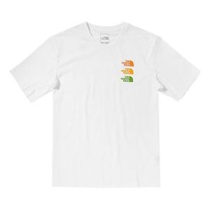 Футболка ss21 tri logo shirt 'white' The North Face, белый