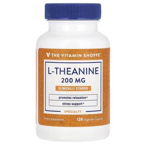 L-теанин, 200 мг, 120 растительных капсул The Vitamin Shoppe