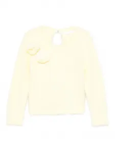 Топ с цветочным декором Miss Grant Kids, желтый