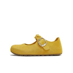 Плетеные туфли Birkenstock Style Mary Jane для женщин Teenmix, желтый