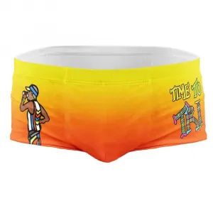 Шорты для плавания Otso Time To Tri Run, желтый