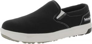 Timberland PRO мужские рабочие туфли Berkley Slip-On Comp Toe, Black/White V1
