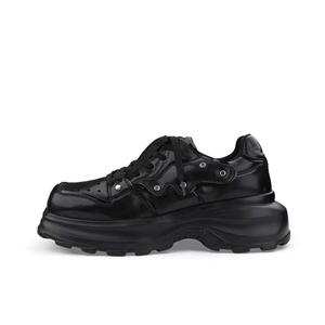 ZHENRAN Низкие массивные кроссовки мужские черные