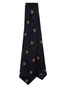 Шелковый галстук Repp Club Polo Ralph Lauren, синий