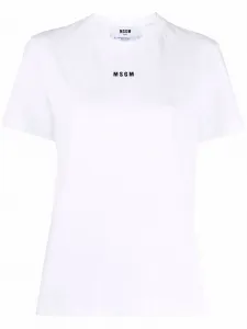 Футболка с логотипом MSGM, белый