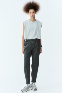 Беговые брюки из материала drymove H&M, серый