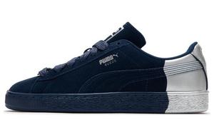Замшевые кроссовки для скейтбординга Puma унисекс, Navy/Silver