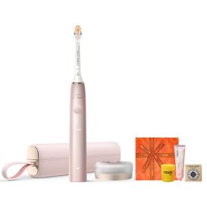 Электрическая зубная щетка для взрослых пара, Diamond AI Brush HX9996 PHILIPS, розовый