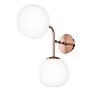 Настенный светильник Maytoni Decorative Lighting Erich Typ A, матовое стекло / смешанный металл - 2 лампы