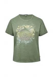 Футболка с принтом Qs, Olivgrün