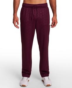 Мужские флисовые брюки прямого кроя стандартного размера Reebok, Black Cherry