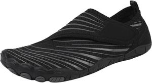 Водные туфли для женщин и мужчин, быстросохнущая обувь для походов, босоножки, акваносочки, спортивная обувь для плавания, бассейна, пляжа, легкая и дышащая обувь для плавания и ходьбы для взрослых Weinexra, черный