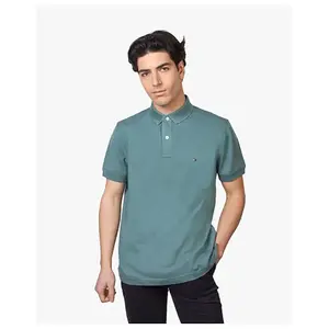 Поло с коротким рукавом Tommy Hilfiger MW0MW10765, зеленый