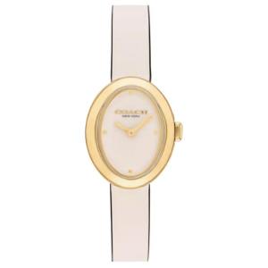 COACH Женские часы кварцевый механизм кожаный ремешок 22,5 мм розовый циферблат
