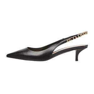 Туфли на высоком каблуке женские черный Gucci