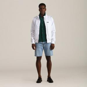 Мужская классическая гоночная куртка Iconic (облегающего кроя) Members Only, белый