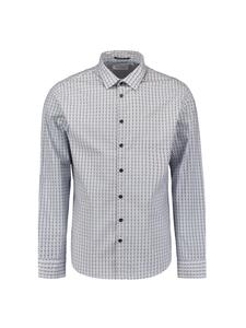 Рубашка на пуговицах классического кроя No Excess, marine blue/Light blue