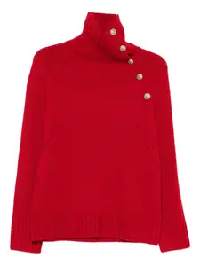 Свитер с высоким воротником Zadig&Voltaire, красный