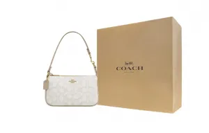 COACH Сумка через плечо из кожи с покрытием