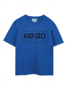 Футболка с логотипом Kenzo Kids, синий
