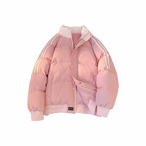 Пуховик Unisex NEVER RULE, walnut розовый [stand collar style]