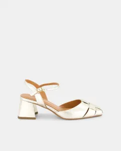 Туфли на каблуке, с ремешком Latouche, темно-золотой