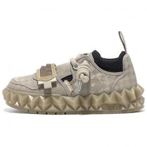 Кроссовки OETZI Iceberg Series Lifestyle Shoes Unisex Low-top Brown, хаки