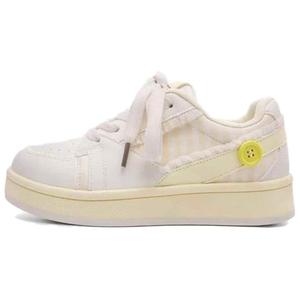 BINGO DUCK Женские противоскользящие амортизирующие низкие скейтерские кроссовки Yellow, цвет Yellow