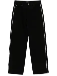 Джинсы Crystal Stripe AMIRI, черный