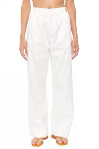 Эллери Брюки с высокой посадкой и широкими штанинами в цвете алебастровый белый PISTOLA