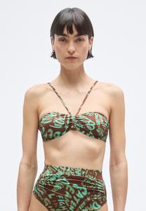 Топ бикини Dsquared2 BANDEAU, Khaki/Green/Khaki