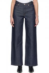 A.P.C. Темно-Синие джинсы Элизабет