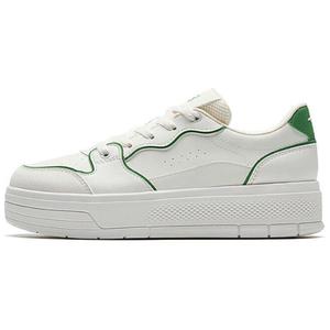 ANTA Дышащие легкие кроссовки для скейтбординга, увеличивающие рост, женские, белые, зеленые