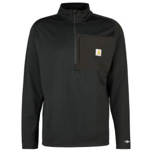 Футболка с воротником-стойкой и полумолнией, длинный рукав Carhartt, черный