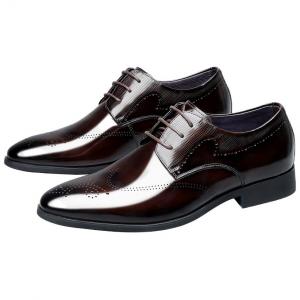 Playboy Мужские туфли HS21S08 тёмно-коричневые, цвет HS21S08 Dark Brown