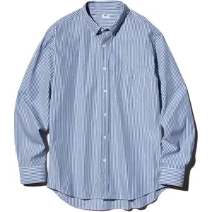 UNIQLO Рубашка унисекс синяя