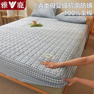 Yalu Простыня на резинке 200х220 см, хлопок, цвет Lan Xiaoge, класс А